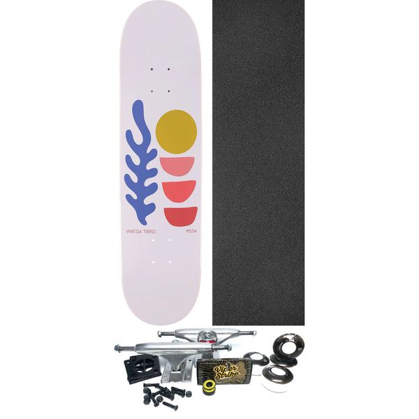 Meow Skateboards Vanessa Torres Headspace Skateboard Deck - 7.75" x 31.5" - Complete Skateboard Bundle